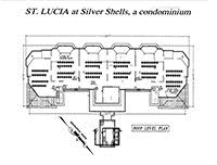 Roof level plan, St. Lucia